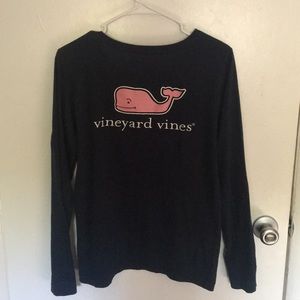 Navy Blue long sleeve Vineyard Vine Shirt